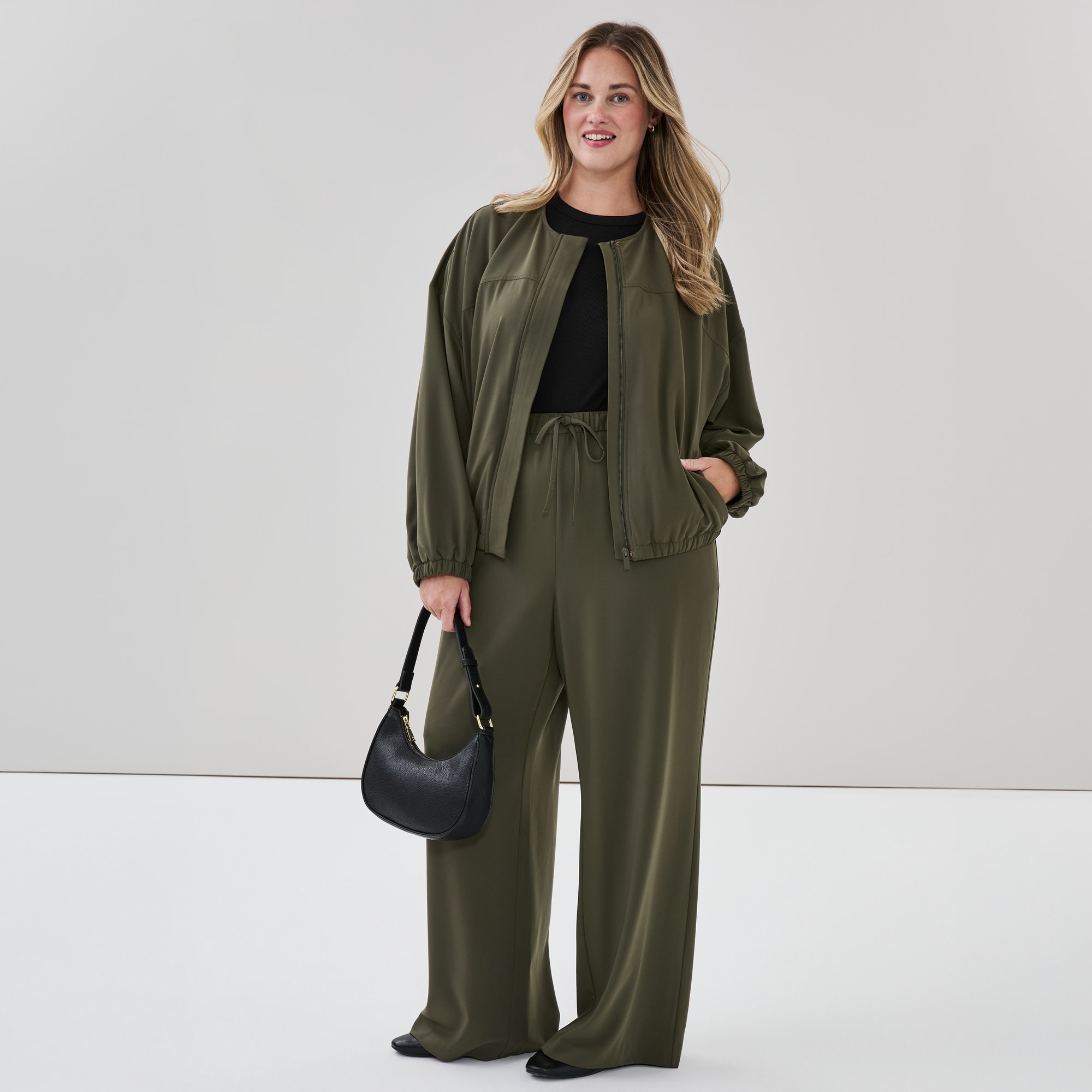 Women+ Oversized Bomber Jacket