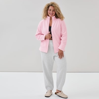 Women+ Active Microfleece Jacket - Light Pink