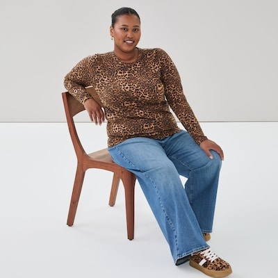 F6WP078569 SW PULLOVER,XXL,BRW - Brown