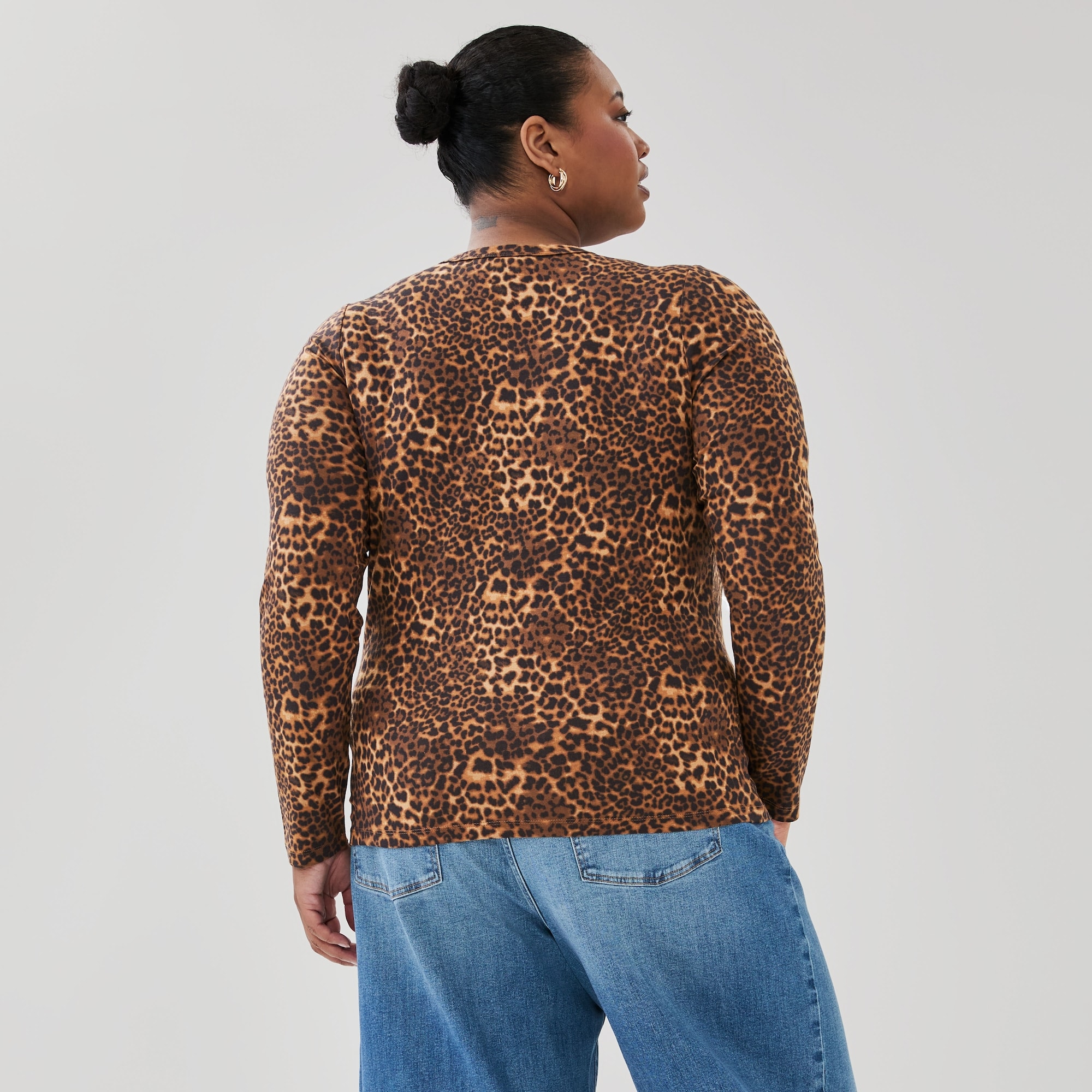 Women+ Printed Long Sleeve Top