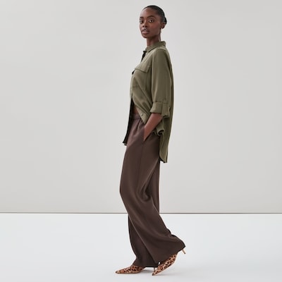 Pantalon sans attache - Brun Foncé