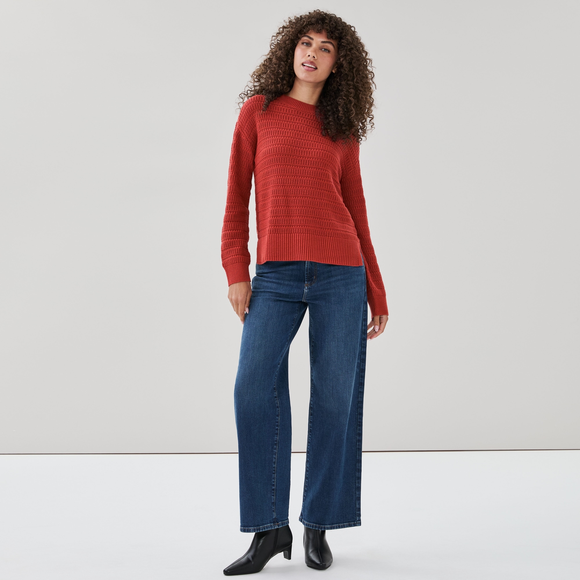 Open Knit Sweater