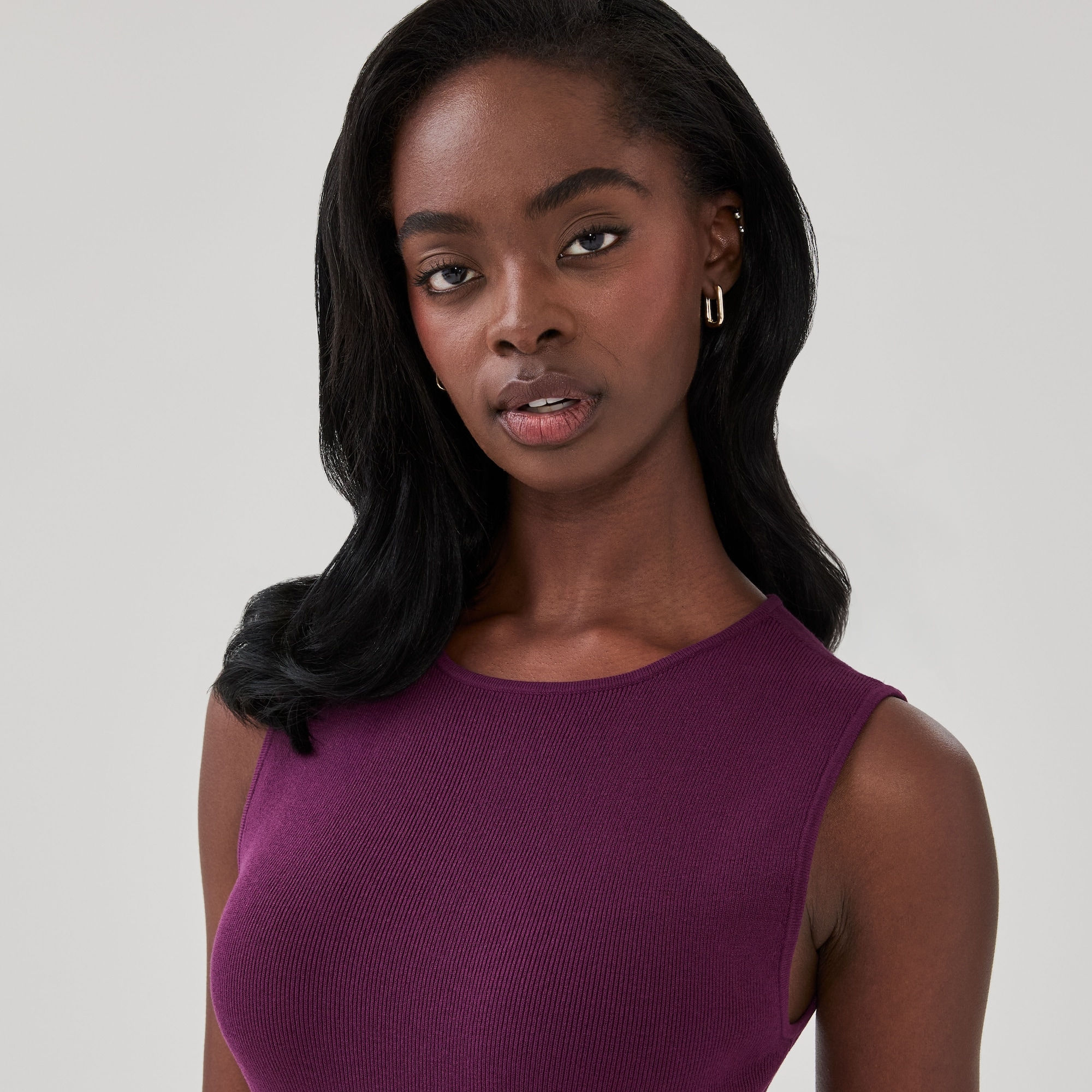 Robe-chandail midi