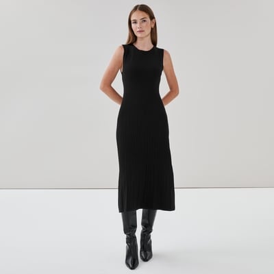 Midi Sweater Dress - JF Black