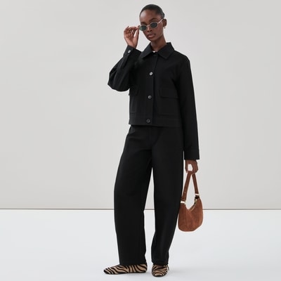Surchemise en serge - Noir JF