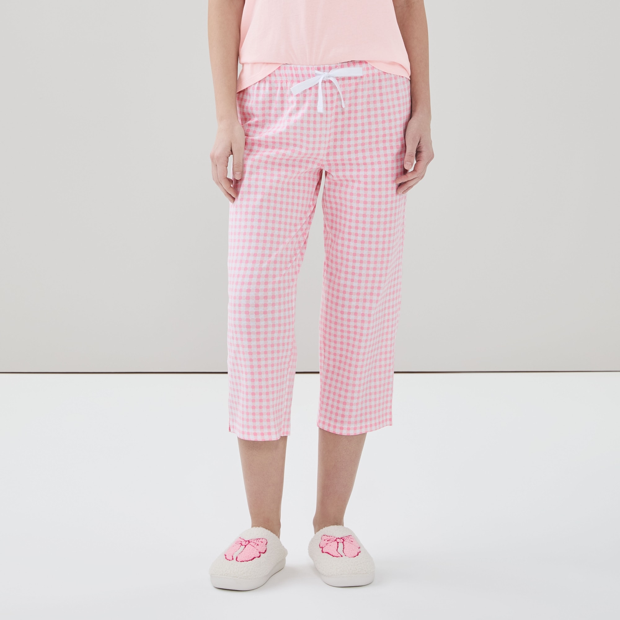 Printed Cropped Sleep Pant