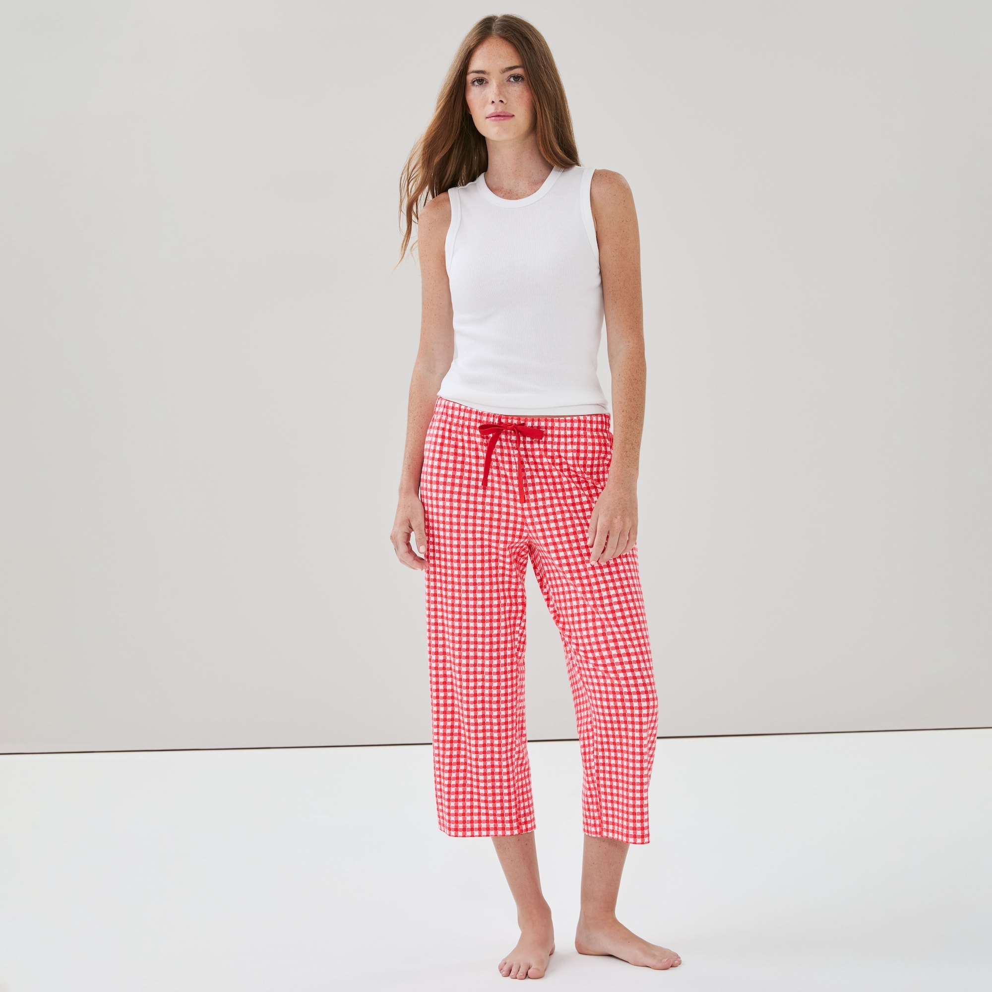 Pantalon de nuit court imprimé