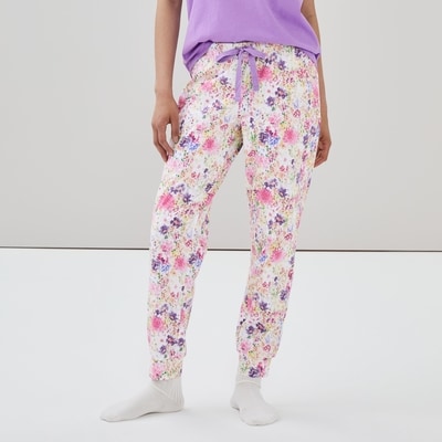 Pantalon de jogging de nuit imprimé - Jaune