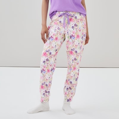 Printed Sleep Jogger - Yellow