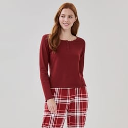 Joe Fresh Haut de nuit à col boutonné 1 ea, 19,00 $/1ch