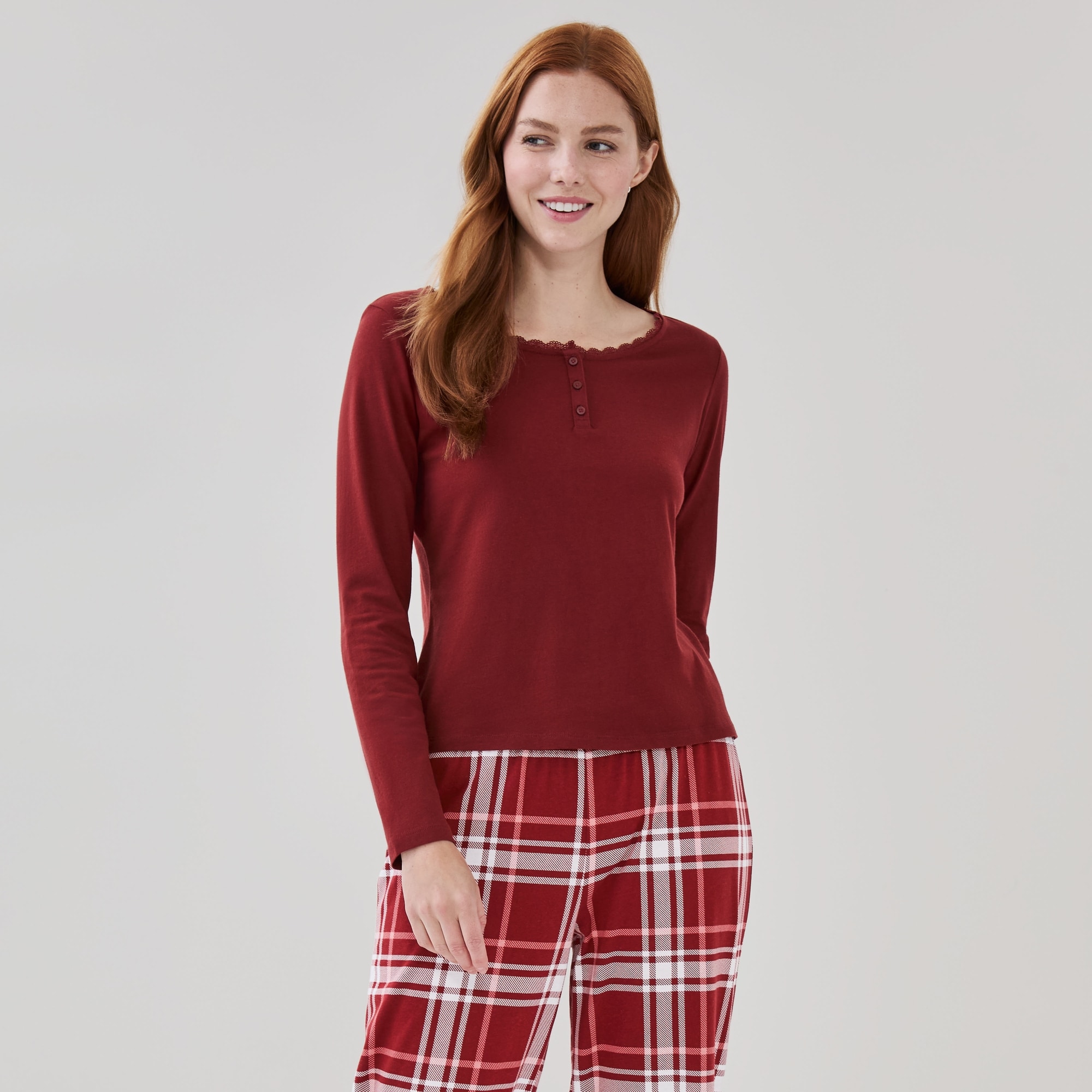 Henley Sleep Top