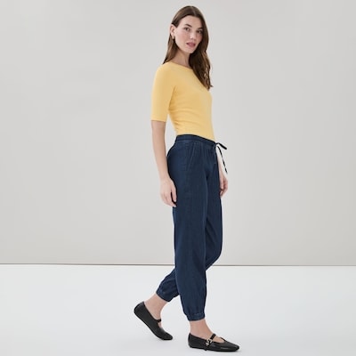 Pantalon de jogging sans attache - Laver Foncé