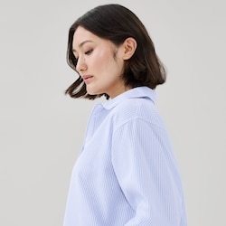 Joe Fresh Oversized Striped Button-Up Shirt 1 ea, $35.00/1ea