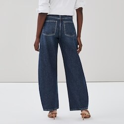 Joe Fresh Dark Wash Barrel Jean - 1 ea | Dominion Stores of
