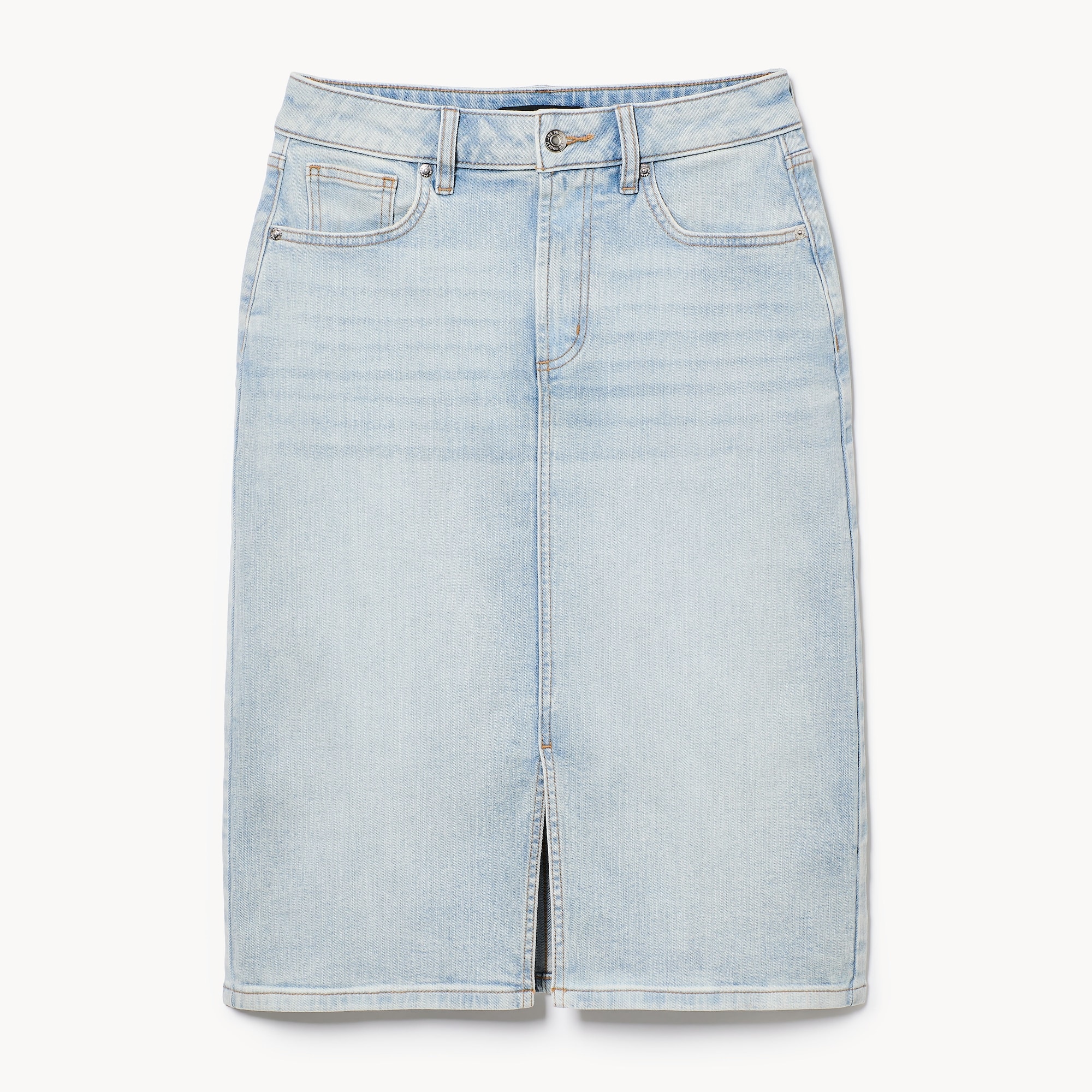 Denim Midi Skirt