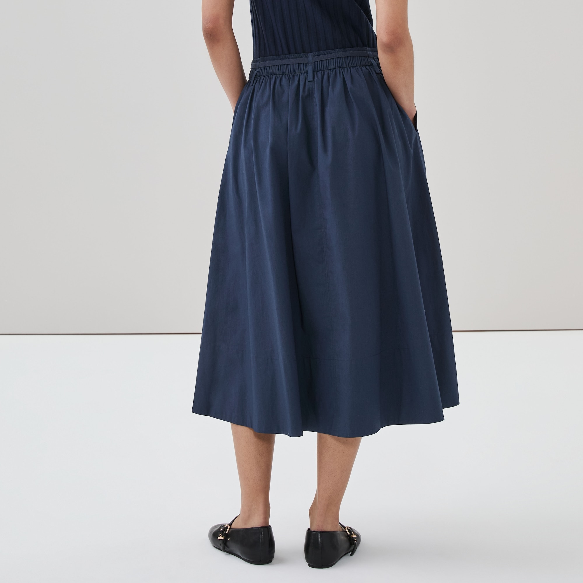 Jupe midi évasée
