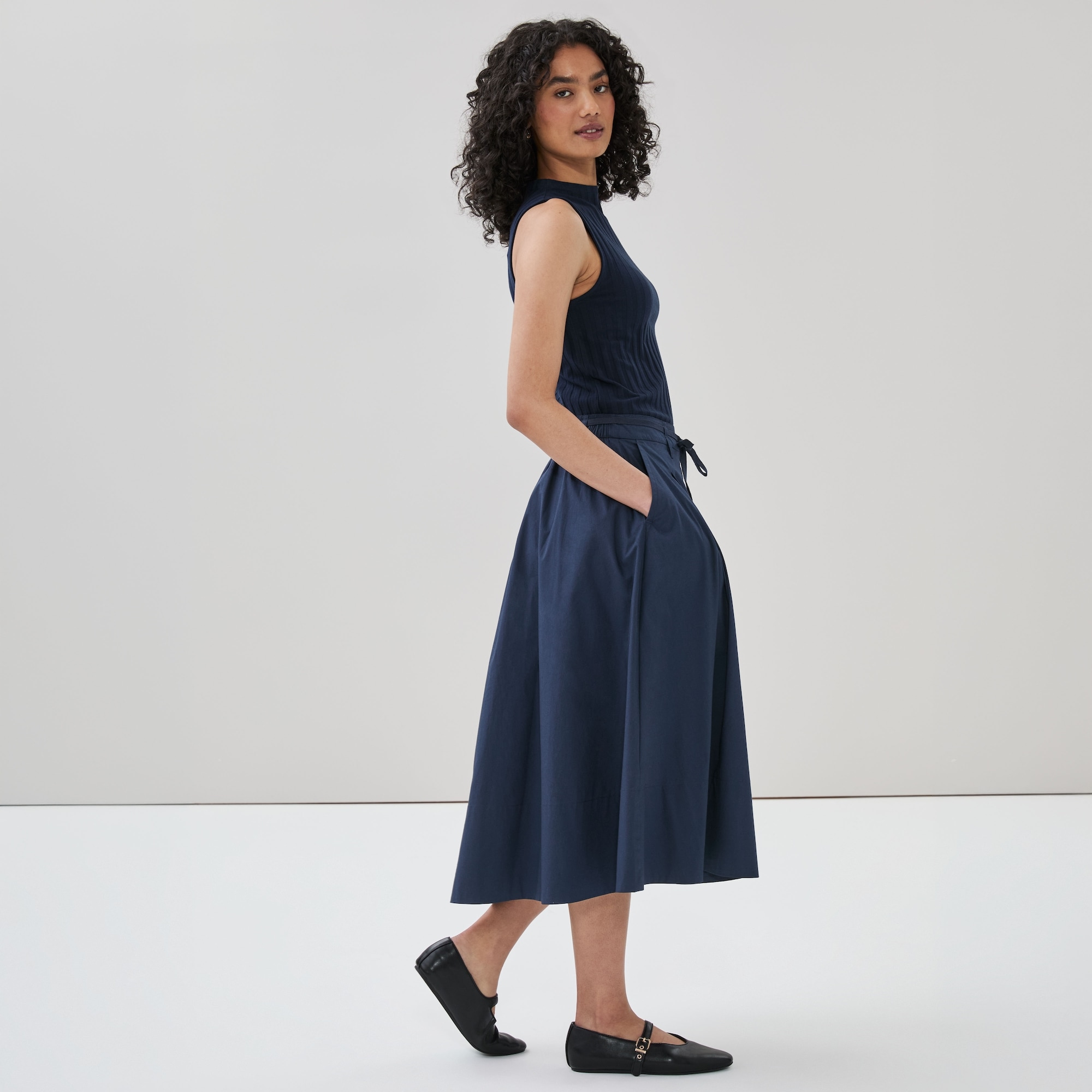 Jupe midi évasée
