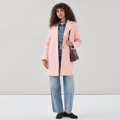 Car Coat - Pale Pink