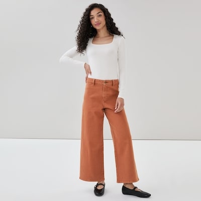 Wide Leg Jean - Copper