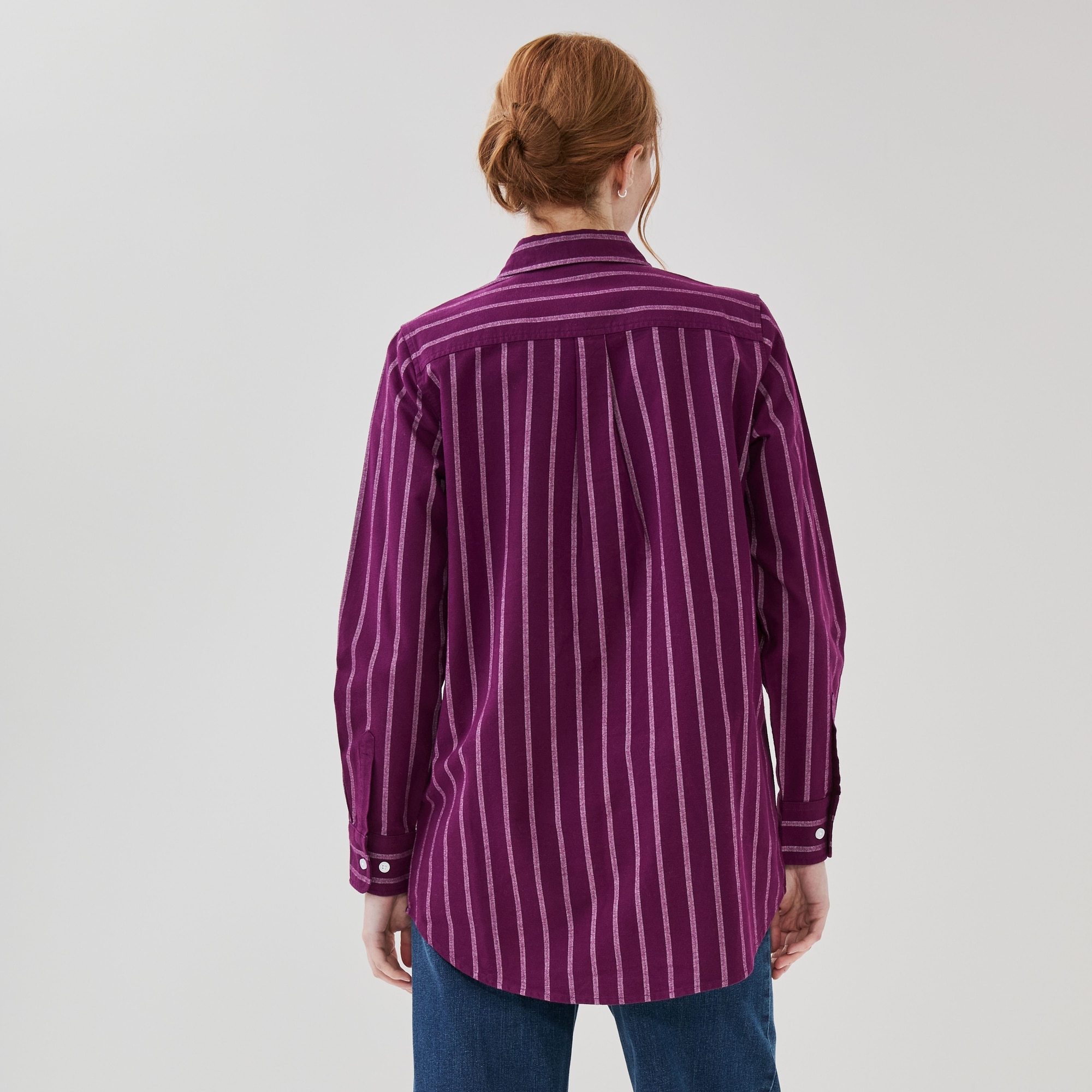 Striped Button-Up Shirt