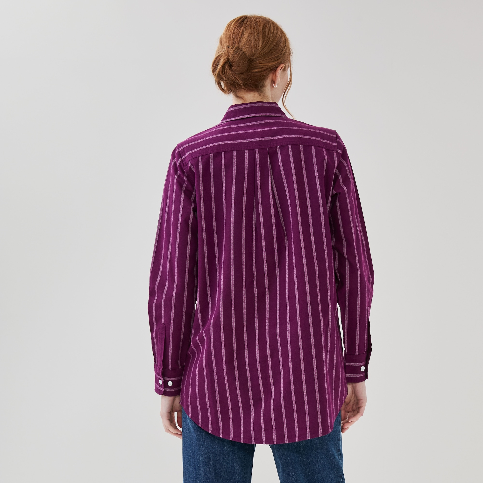 Striped Button-Up Shirt