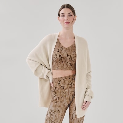 Active Knit Cardigan - Light Sand