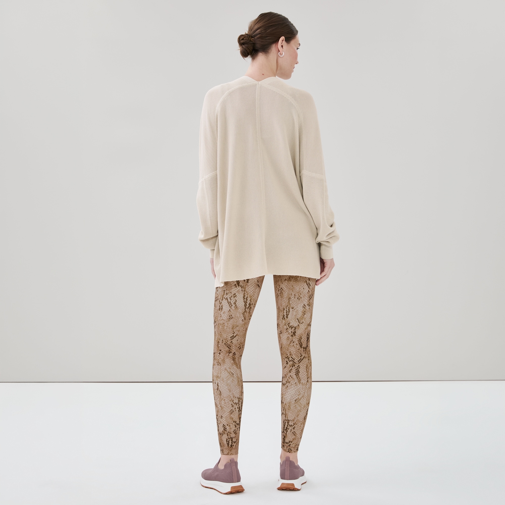 Active Knit Cardigan in Light Sand from Joe Fresh
