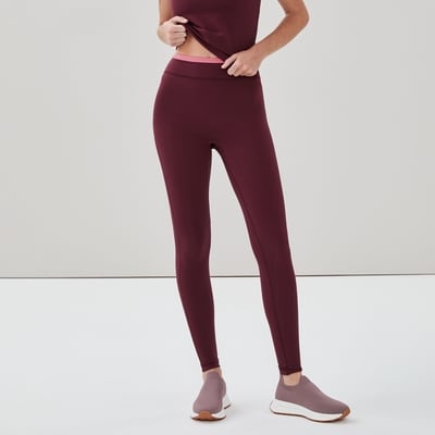 Active Balance Legging - Maroon