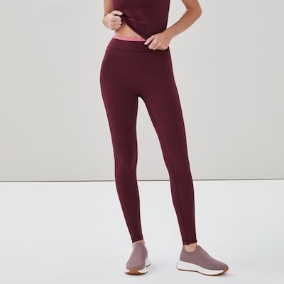 Active Balance Legging - Maroon