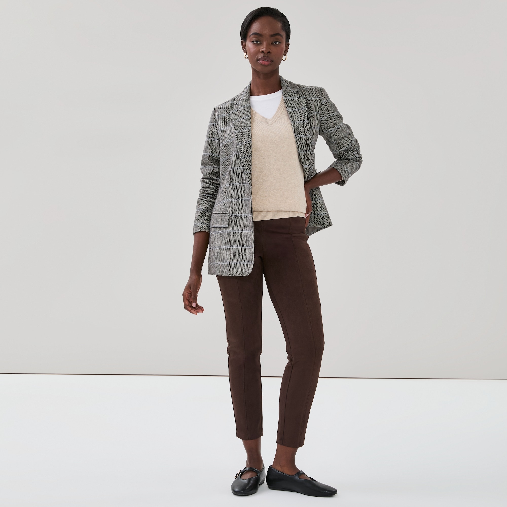 Faux Suede Legging