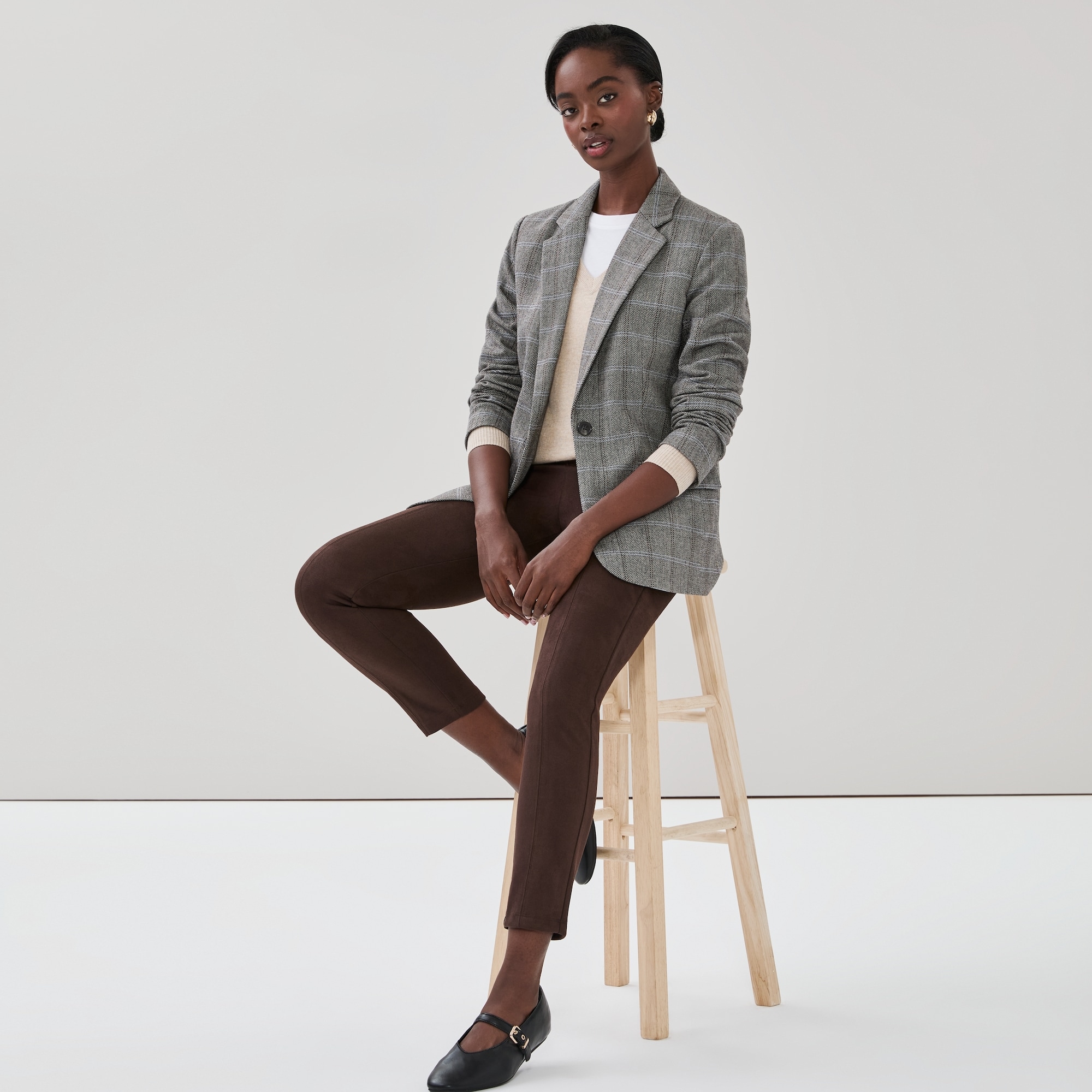 Legging en similisuède