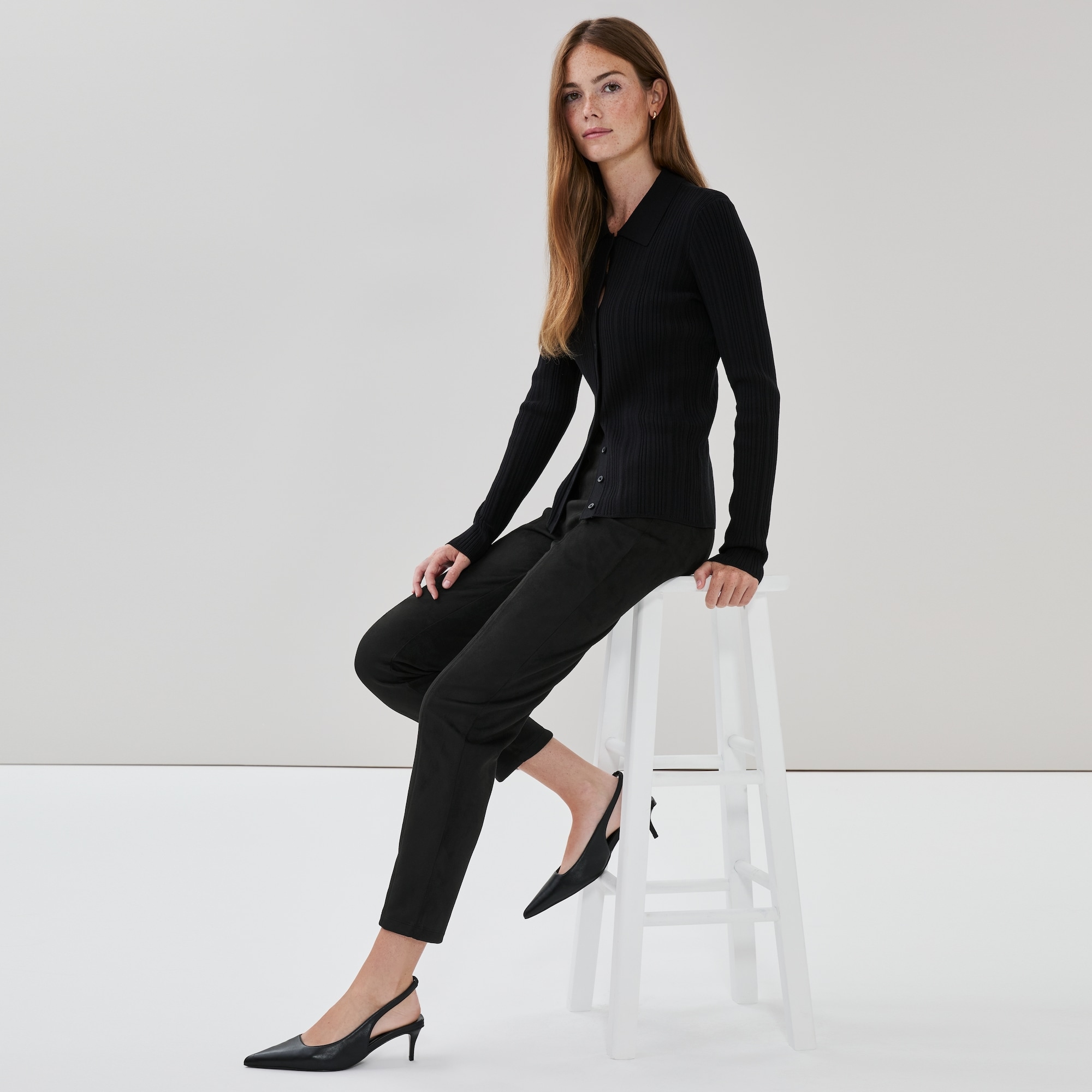 Faux Suede Legging