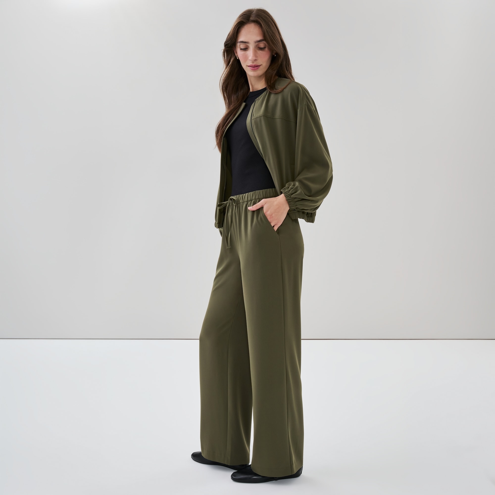 Pantalon d’athlétisme à jambe large