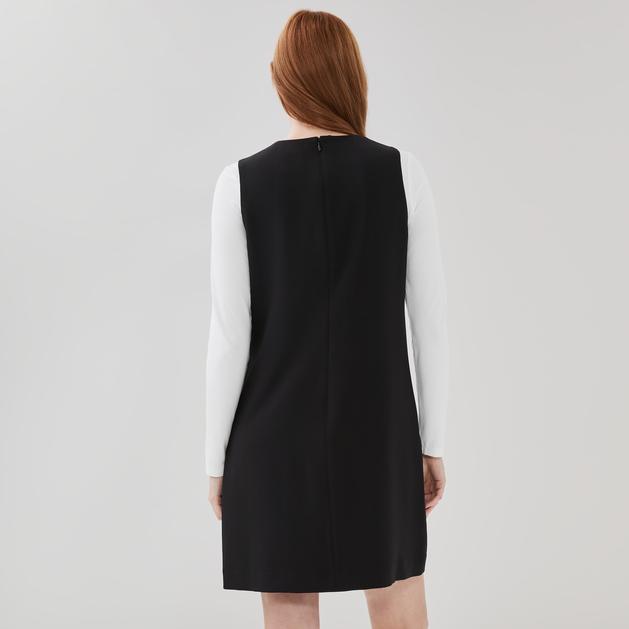Crepe Mini Dress