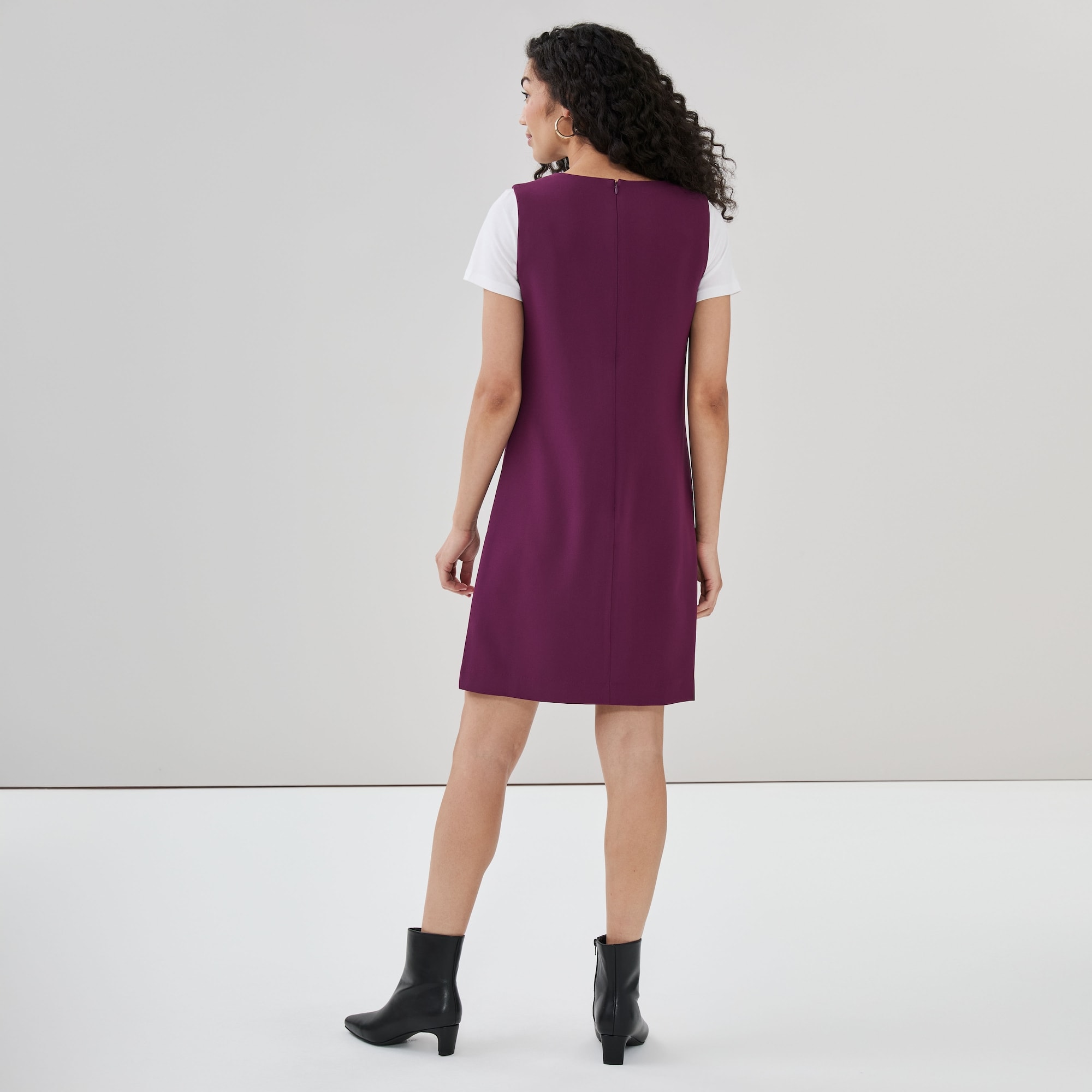 Crepe Mini Dress