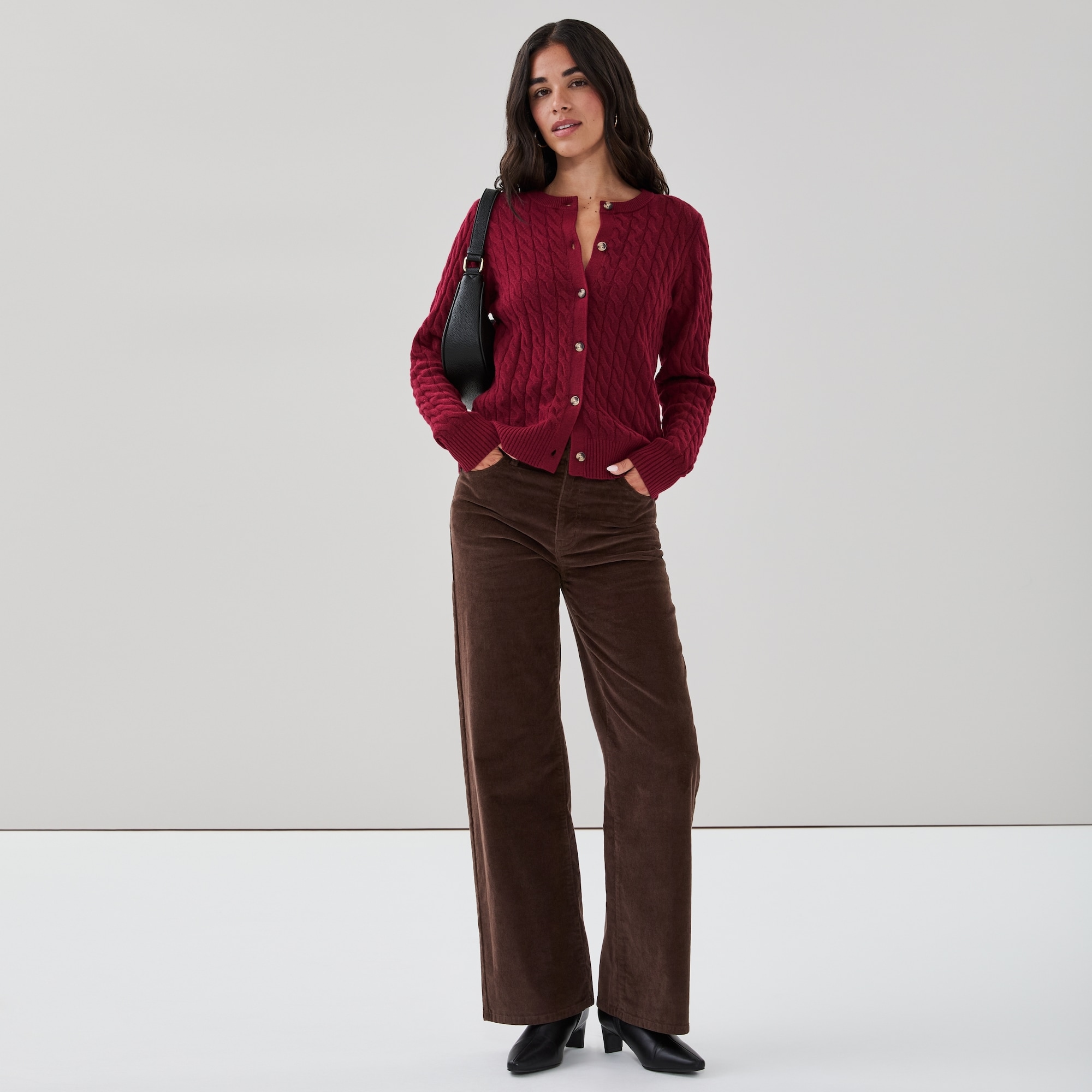 Corduroy Wide Leg Pant