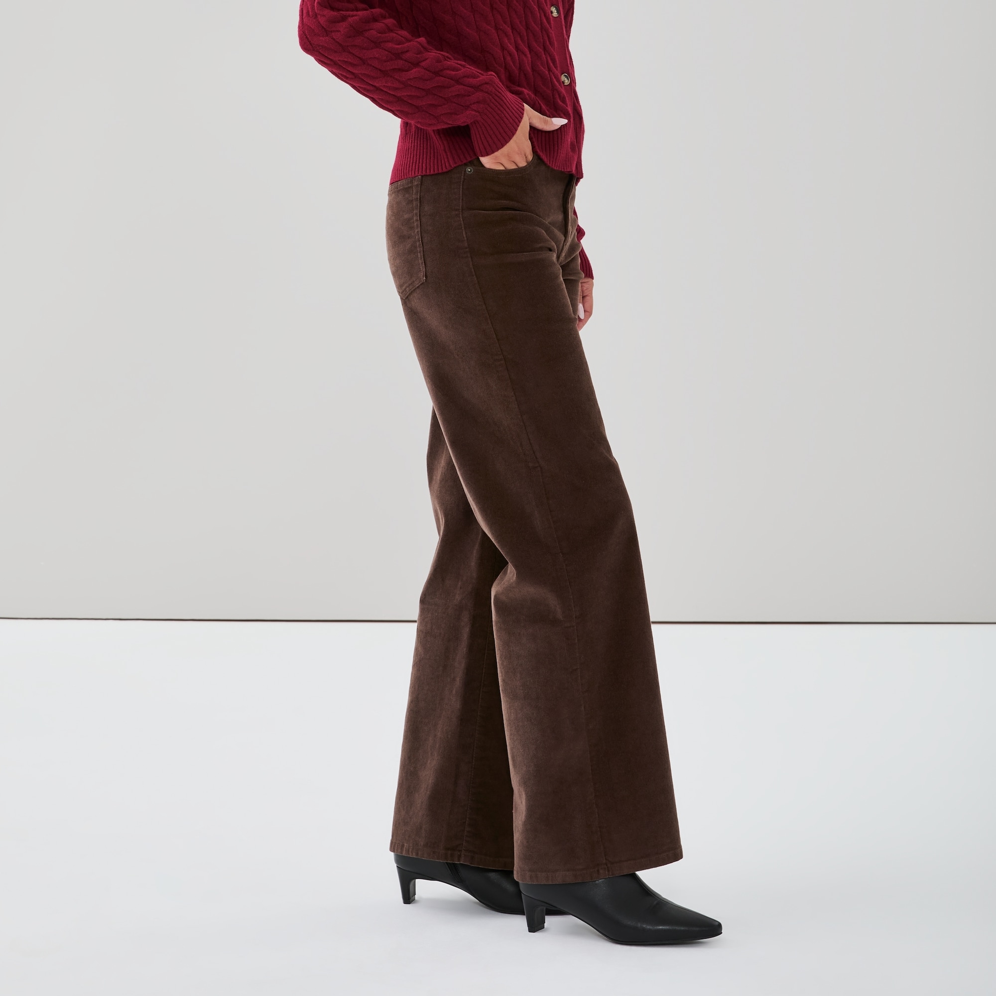 Corduroy Wide Leg Pant
