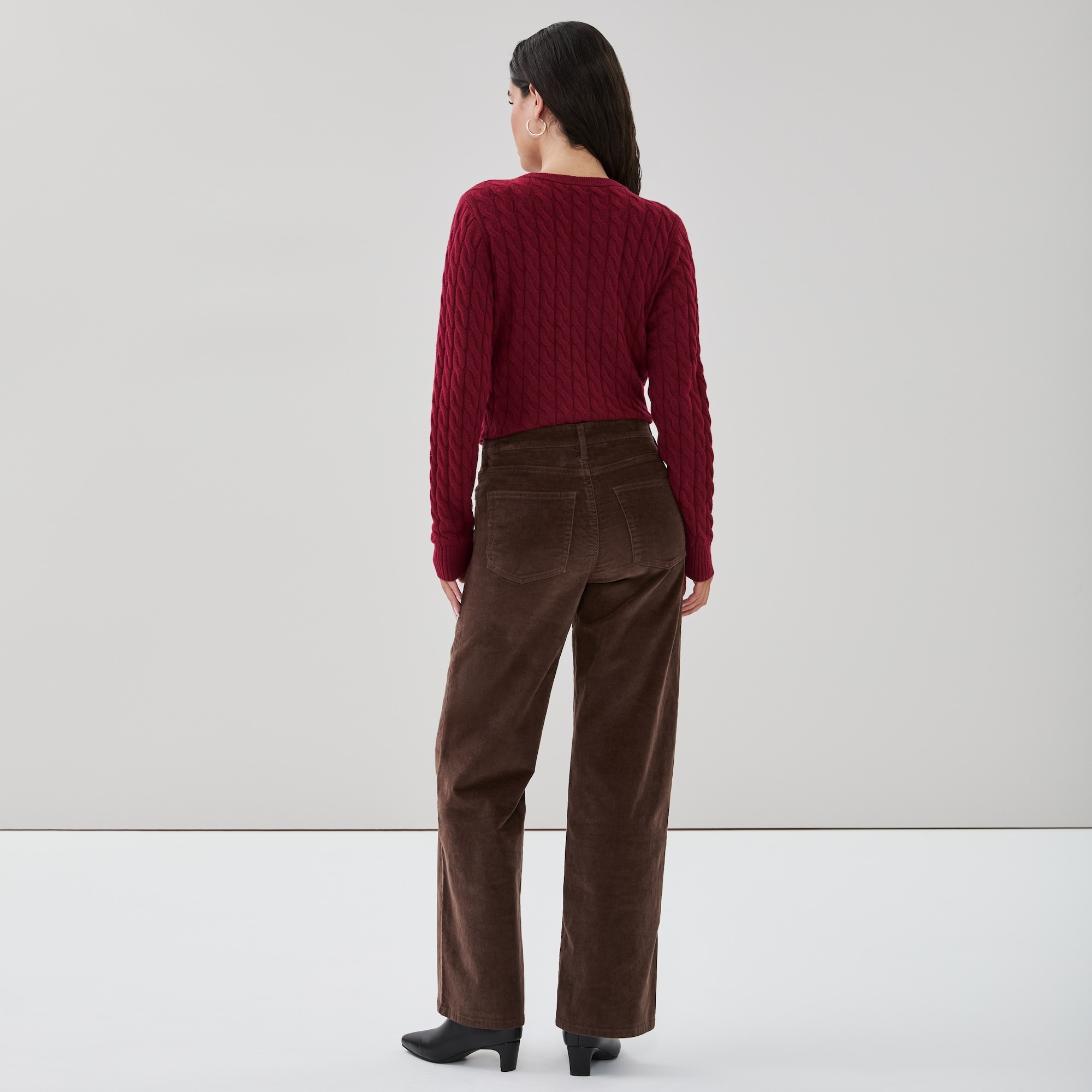 Corduroy Wide Leg Pant