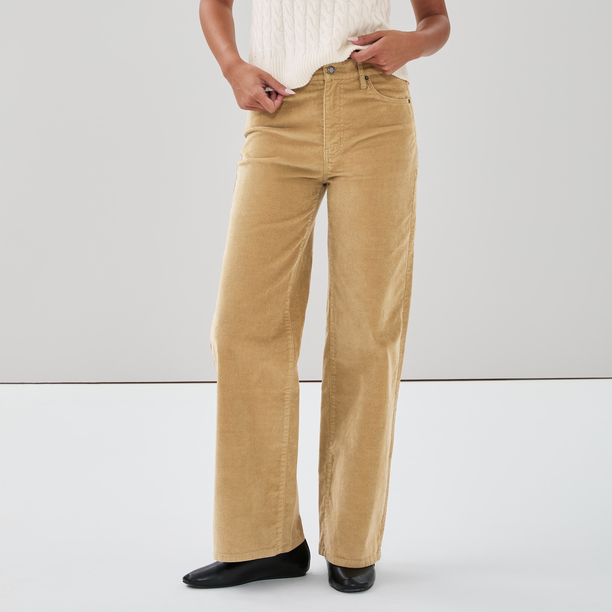 Corduroy Wide Leg Pant