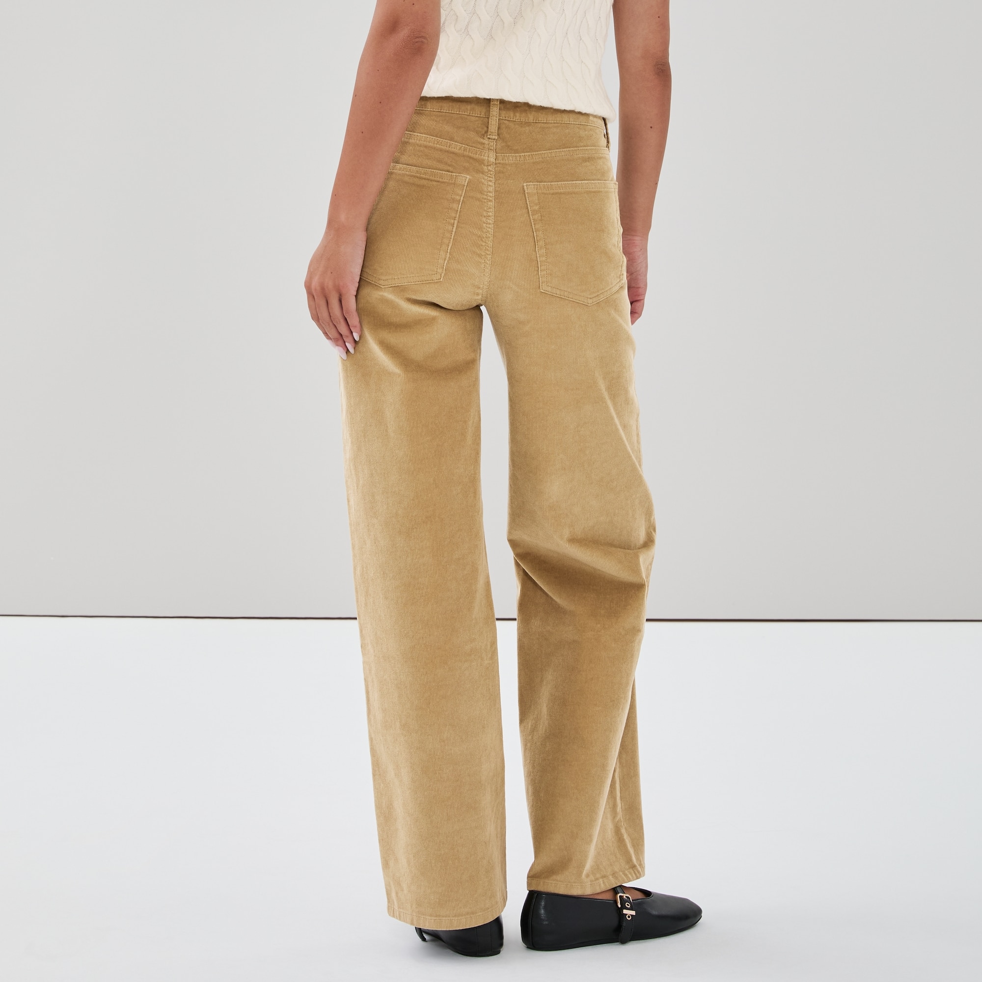 Corduroy Wide Leg Pant