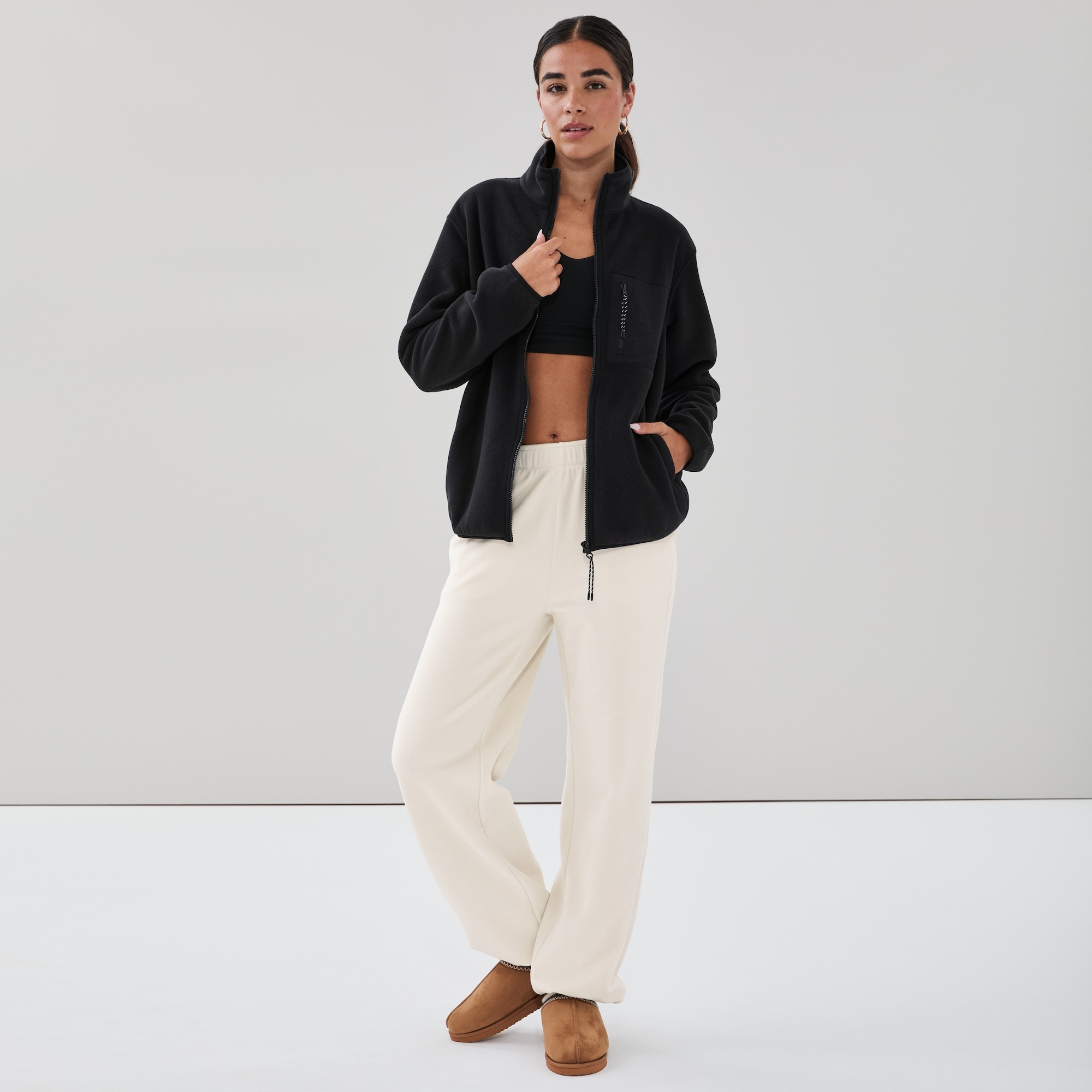 Pantalon de jogging sport en micromolleton