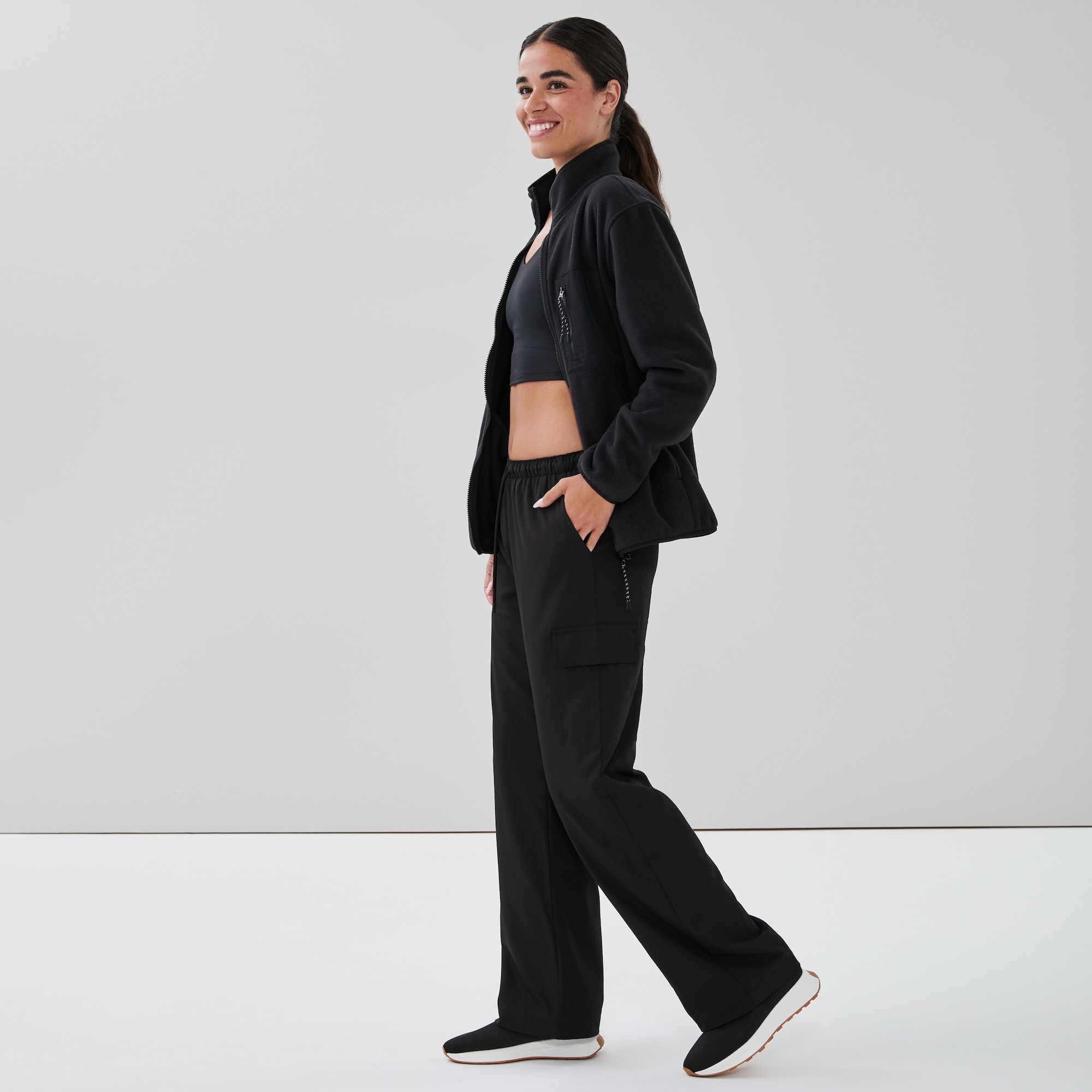 Pantalon sport extensible doublé