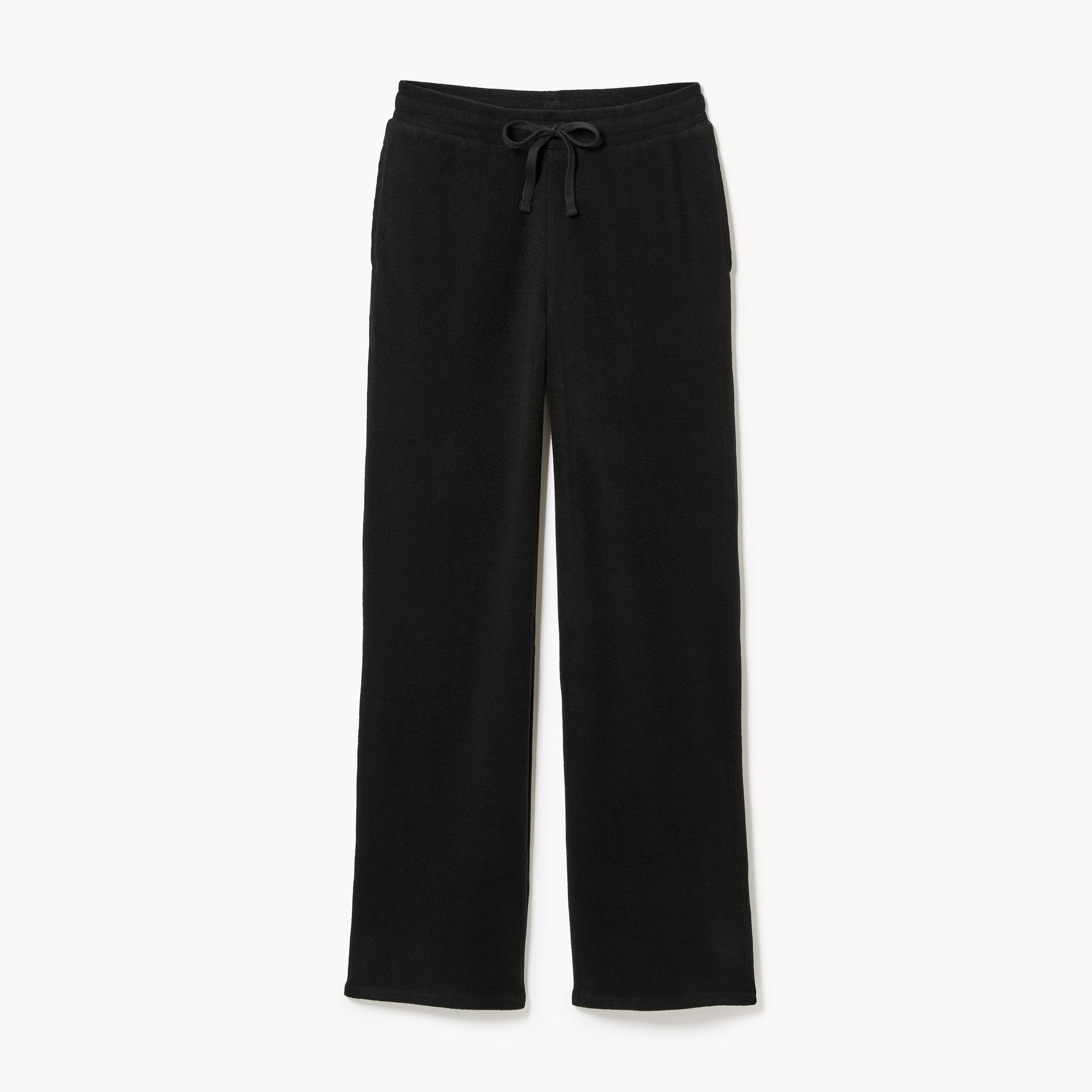 Pantalon en molleton sport à jambe droite