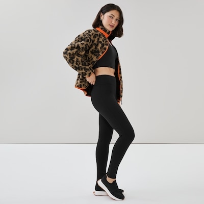 Legging sport en molleton - Noir