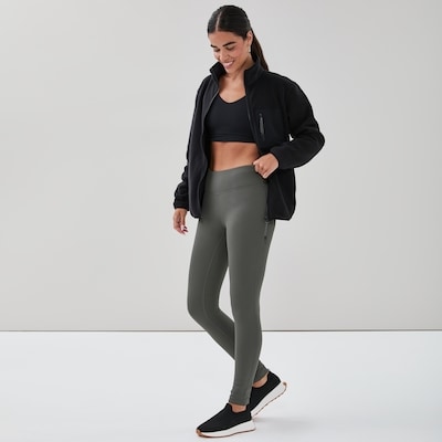Active Fleece Legging - Dark Olive