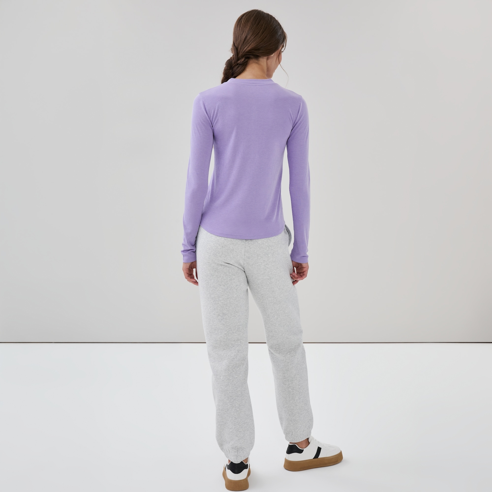Active SoftWash Henley Long Sleeve Top
