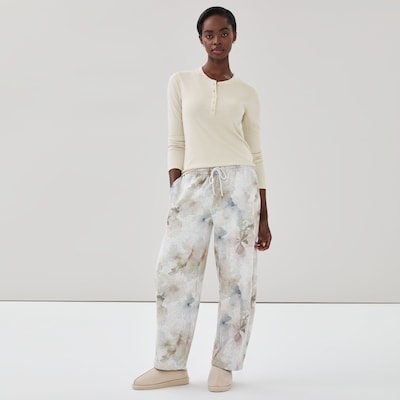 Active SoftWash Henley Long Sleeve Top - Light Sand