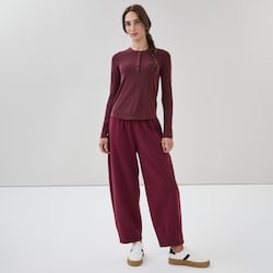 Joe Fresh Haut sport à manches longues col boutonné FiniDoux 1 ea, 25,00 $/1ch