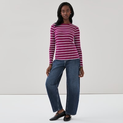 Joe Fresh Striped Organic Cotton Long Sleeve Top 1 ea, $19.00/1ea