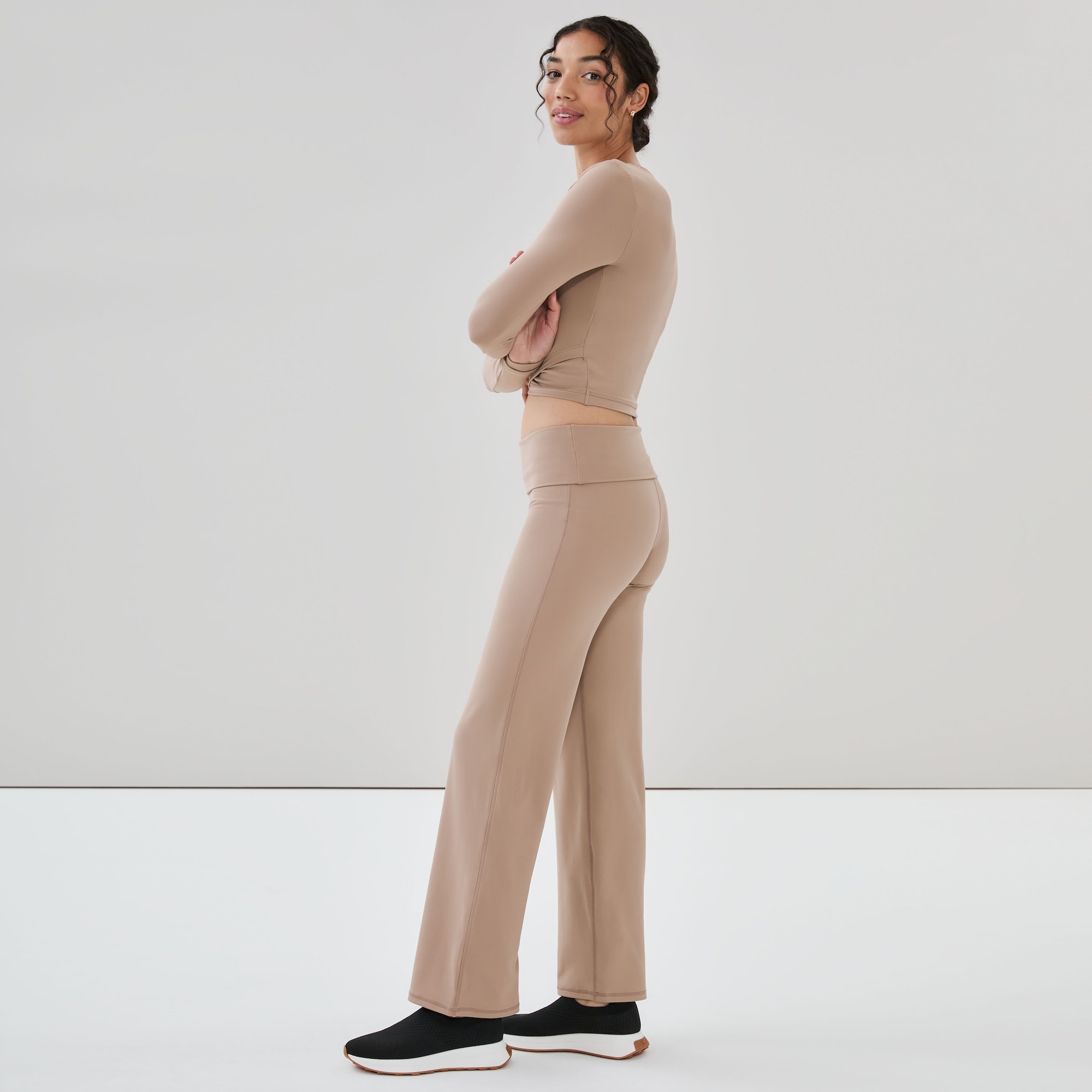 Pantalon sport à taille repliable